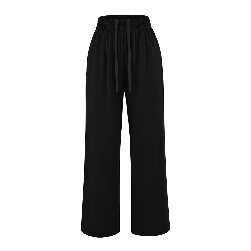 FigureFlattering Set Seductive Slimming T-Shirt Set Wide Leg High-Waisted Set Two-Piece Comfortable Chic Outfit For Women