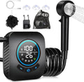 Portable Camping Shower with 8000mAh Battery, 5 Speeds, 4 Modes, LED Display, IPX8 Waterproof for Outdoor Use