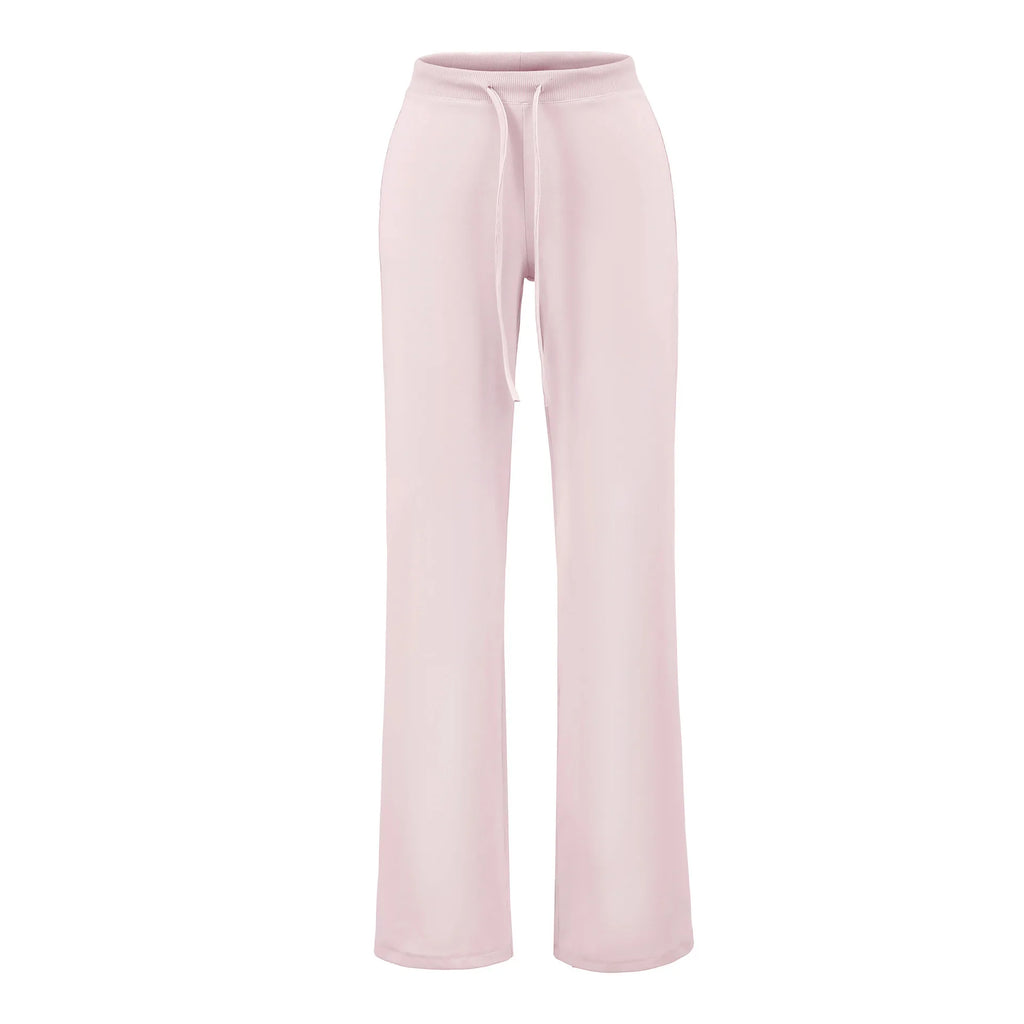 FigureFlattering Set Seductive Slimming T-Shirt Set Wide Leg High-Waisted Set Two-Piece Comfortable Chic Outfit For Women