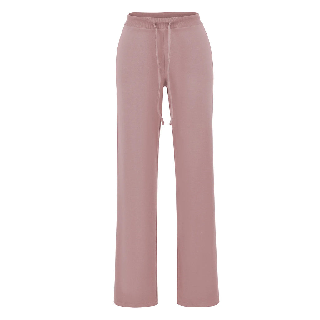 FigureFlattering Set Seductive Slimming T-Shirt Set Wide Leg High-Waisted Set Two-Piece Comfortable Chic Outfit For Women